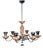 Art Deco Chandelier in Chrome, 1930s For Sale