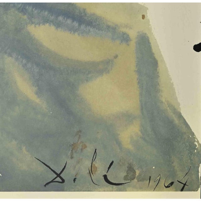 Seduxisti Me, Domine is a Color lithograph on heavy rag paper realized in 1964, It is part of Biblia Sacra vulgatæ edition...