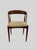 Set of eight fully restored organic shaped dining chairs in teak designed by the Danish designer Johannes Andersen for...