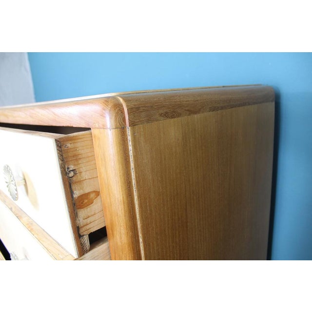 Mid-Century Modern Wooden Chest of Drawers, 1950s For Sale - Image 3 of 18