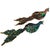 1990s Vintage Glittery Bird Nest Christmas Ornaments - Set of 4 For Sale - Image 5 of 5