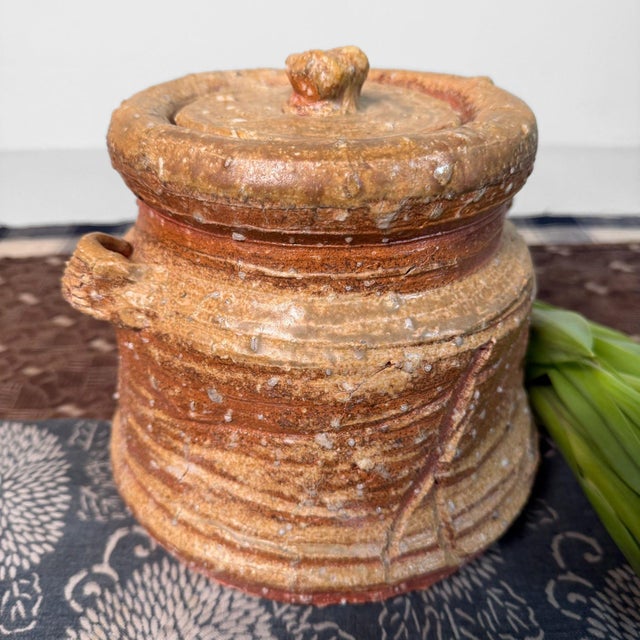 Shigaraki Tea Ceremony Water Pot, 1970s For Sale - Image 4 of 17