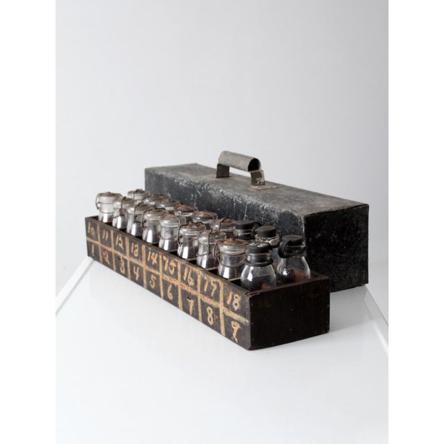 Antique Dairy Milk Testing Bottle Kit For Sale - Image 12 of 18