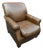 Some Pieces of Furniture Fill a Room. A Thomasville Leather Club Chair Defines It. For Sale