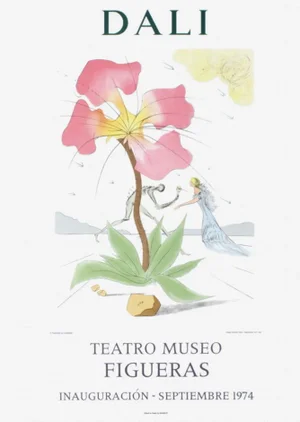 1970s Salvador Dali, Figueras Inauguracion Poster