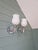 1960s Wall Lights in Chromed Metal and White Satin Glass, 1960, Set of 2 For Sale - Image 5 of 10
