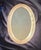 Large Oval Illuminated Wall Mirror in Melted Ice Acrylic from Erco, 1970s For Sale - Image 9 of 9