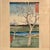 This artwork is a 1950s woodblock reproduction of "The Outskirts of Koshigaya in Musashi Province" from the series...