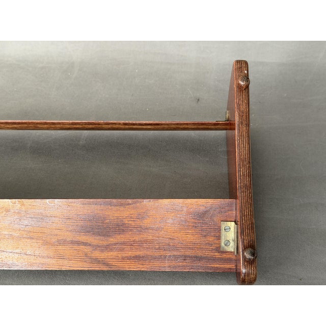 Wooden Desktop Magazine Rack, United Kingdom, 1920s For Sale - Image 10 of 12