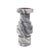 Whether used alone or paired together, this sturdy candle holder offers a captivating fusion of charcoal and various gray...