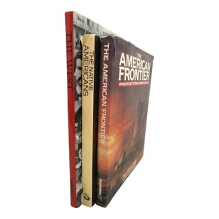 Set of 3 ‘The West’ & ‘American Frontier’ Salamander Oversized Hardcover Books For Sale