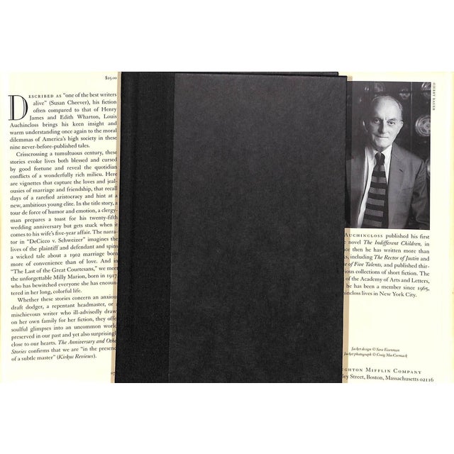AUCHINCLOSS, Louis (SIGNED) [192] pp. Houghton Mifflin Company 1999 8 1/2" x 5 3/4" Jacket design by Sara Eisenman In a...