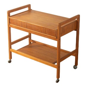 Serving Trolley from Arrebo Møbler, 1960s For Sale