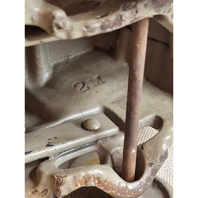 Antique Arcade Cast Iron Mack Ac Dump Truck Large 11.5" Original Paint 1925 For Sale - Image 13 of 18