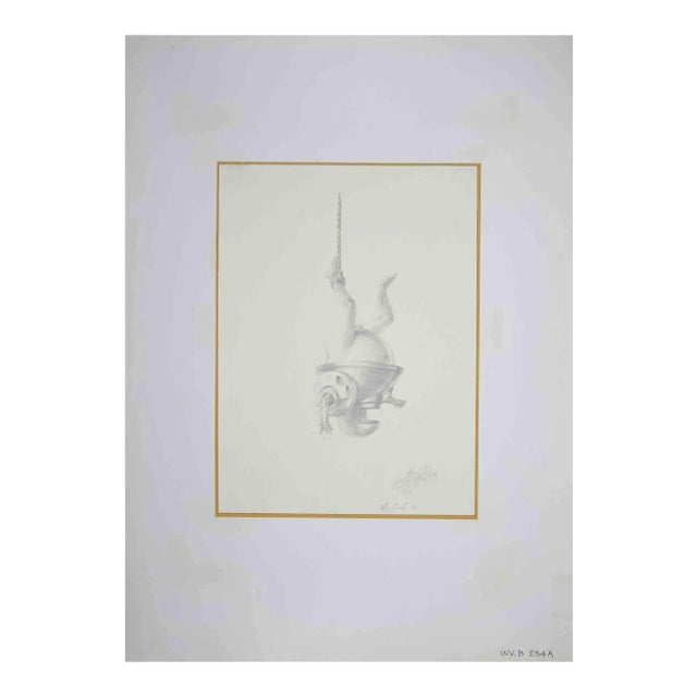 Leo Guide, Knight, Drawing, 1970 For Sale