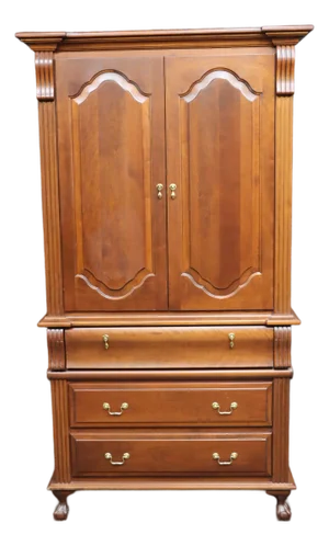 Dutch Designs Two-Piece Cherry Linen Chest