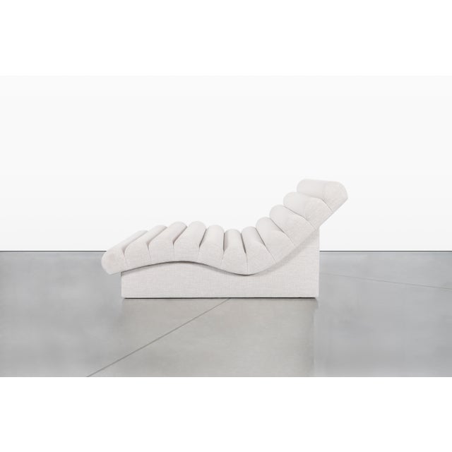 Wood Mid-Century Modern “Wave” Chaise Lounge Styled After Adrian Pearsal For Sale - Image 7 of 12
