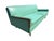 Add a vibrant pop of color to your space with this stunning 1960s Mid-Century Modern turquoise loveseat. Featuring its...