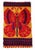 Red Danish Rya Tapestry Wool Wall Rug by Ege Taepper, Denmark, 1970s For Sale - Image 8 of 8