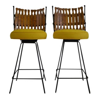 Vintage Arthur Umanoff Bar Stools - A Pair For Sale