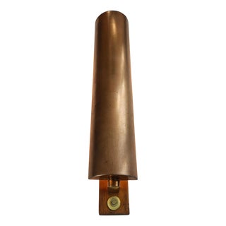 Art Deco Copper Wall Lamp, 1930s For Sale