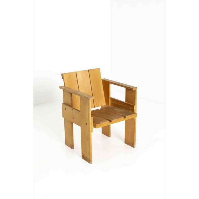 Crate Chair by Gerrit Rietveld for Cassina, Netherlands, 1930s For Sale - Image 12 of 12