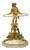 Early 20th Century French Gilt Bronze Umbrella Stand 26"h Nautical Sailor Anchor Decor Antique For Sale