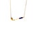 Contemporary Diamond Blue Lapis Lazuli Golf Club Birdie Jewelry 18 Karat Yellow Gold Charm Pendant Necklace For Sale - Image 3 of 10