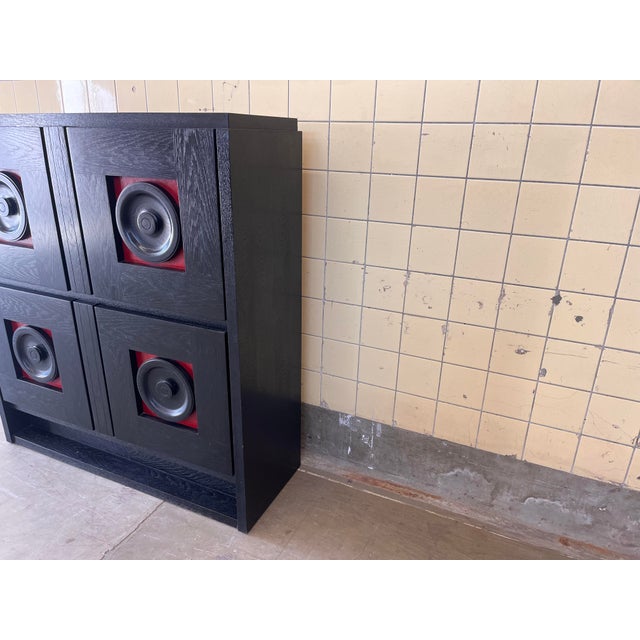 Wood Vintage Brutalist Cabinet, 1970s For Sale - Image 7 of 11