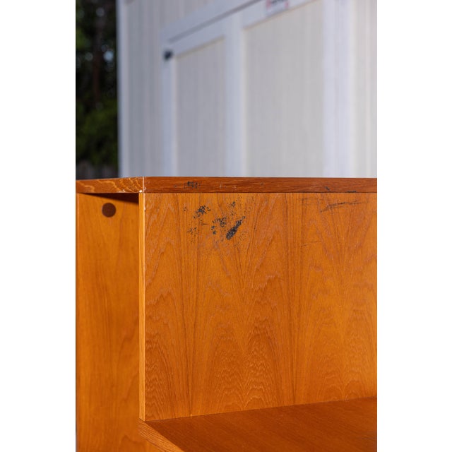 Vintage Scandinavian Teak Modular Puzzle Wall Unit Room Divider, 4 Pieces For Sale - Image 14 of 18
