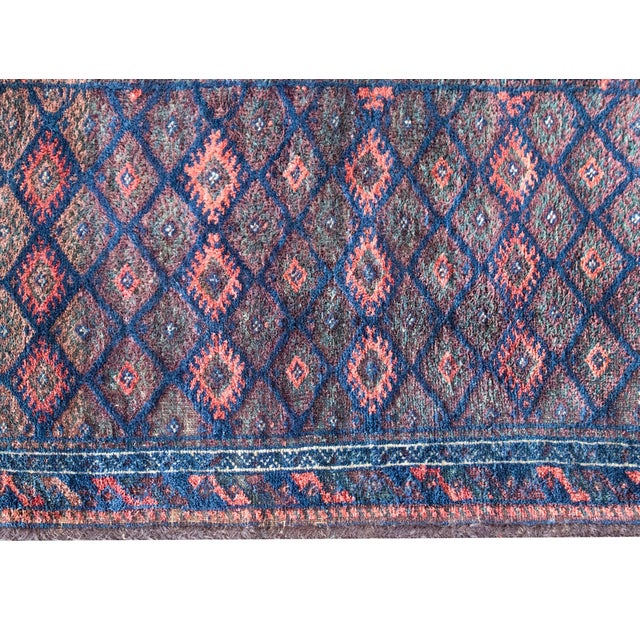 Tribal Early 20th Century Persian Baluch Bag Face Rug For Sale - Image 3 of 14