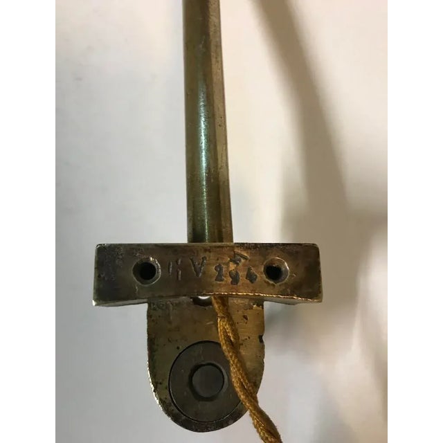 Mid-Century Modern Vintage Library Wall Light For Sale - Image 3 of 12