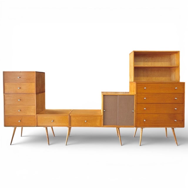 1950s Paul McCobb “Planner Group” Modular Wall Unit for Winchendon - 10 Pieces For Sale - Image 14 of 16