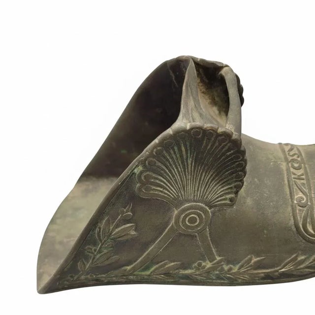 Antique Spanish Colonial Brass Conquistador Stirrups – Ornate Matched Pair For Sale - Image 10 of 13