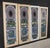 Set of Gothic Wood Framed Leaded Stained Glass Windows For Sale - Image 10 of 10