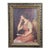 Large 1920s Oil Painting of a Socialite, Framed For Sale