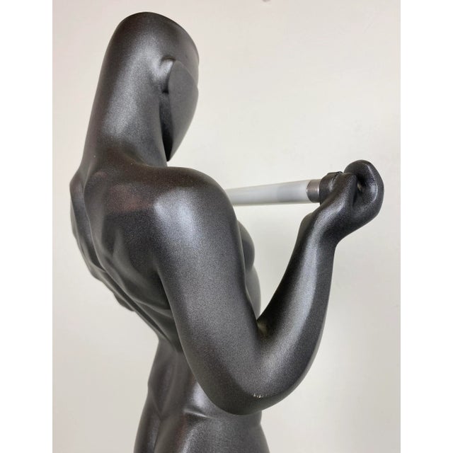 Art Deco Taus Table Lamp by Eric Bug for Febrer, 1985 For Sale - Image 10 of 18