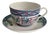 The Butterfly Garden Cafe Au Lait Cup and Saucer from Hermès, Paris, 1990s, Set of 2 For Sale