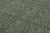 1950s Vintage Distressed Rug With Teal and Red Floral Patterns - Rug & Kilim For Sale - Image 5 of 10