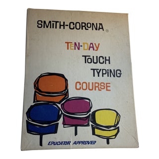 1961 Smith-Corona Ten Day Touch Typing Course Book For Sale