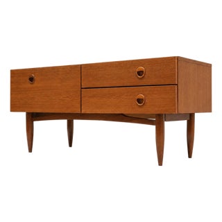 Teak Sideboard with Conical Legs For Sale