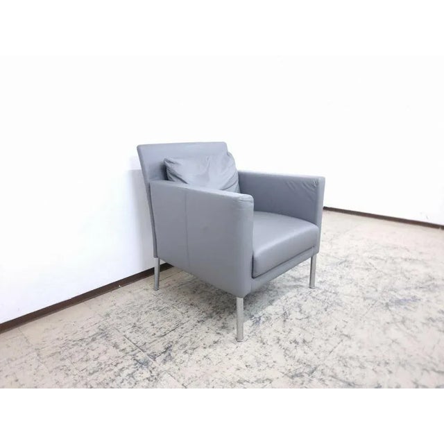Modern German Grey Jason 391 Chair from Walter Knoll For Sale - Image 3 of 10