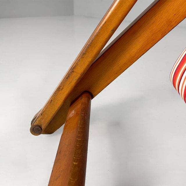 Italian Modern Capri Deck Chair from Fratelli Reguitti, 1960s For Sale - Image 16 of 17