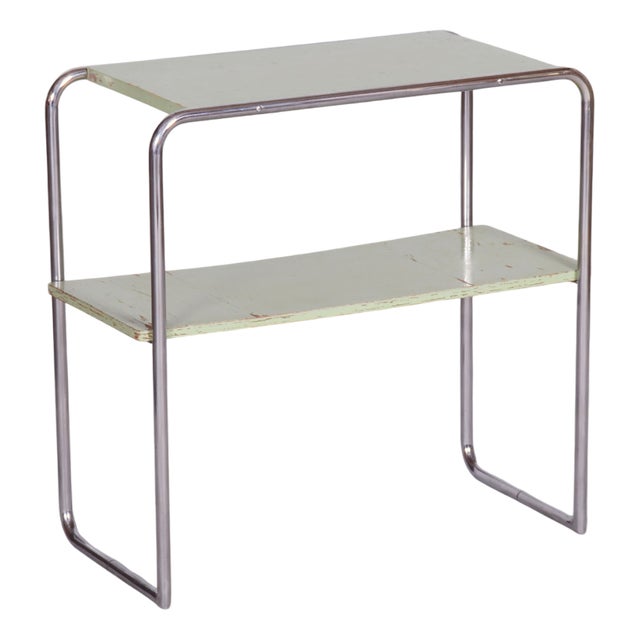 Bauhaus Chrome Side Table attributed to John Hagemann for Thonet, Germany, 1930s For Sale