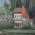 Vintage European Village Oil Painting – Hand-Painted Scenic Landscape Art For Sale - Image 4 of 12