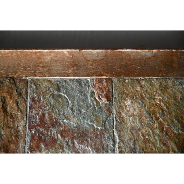 Vintage Brutalist Coffee Table in Lava Stone and Wrought Iron, 1970s For Sale - Image 12 of 14