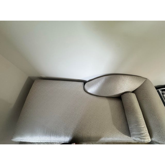 1980s 1980s Silver Leopard Head Chaise Lounge For Sale - Image 5 of 7