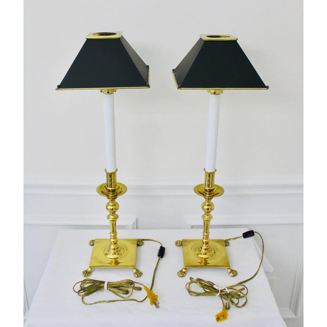 Vintage Decorative Crafts Inc. Gold and Black Claw Feet Buffet Table