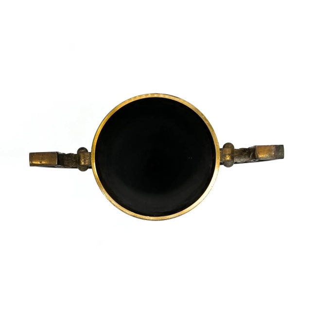 Brass Mid-Century Brass Trophy Cup – Arlen Trophy Co., Brooklyn Ny – Double-Handled Laurel Urn – Mid-Century / Neoclassical Revival For Sale - Image 8 of 13
