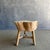 Mid-Century Modern Vintage Elm Wood Chop Block Table For Sale - Image 3 of 9